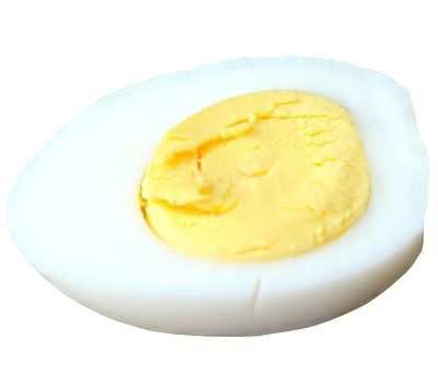 Propiedades del huevo duro de gallina