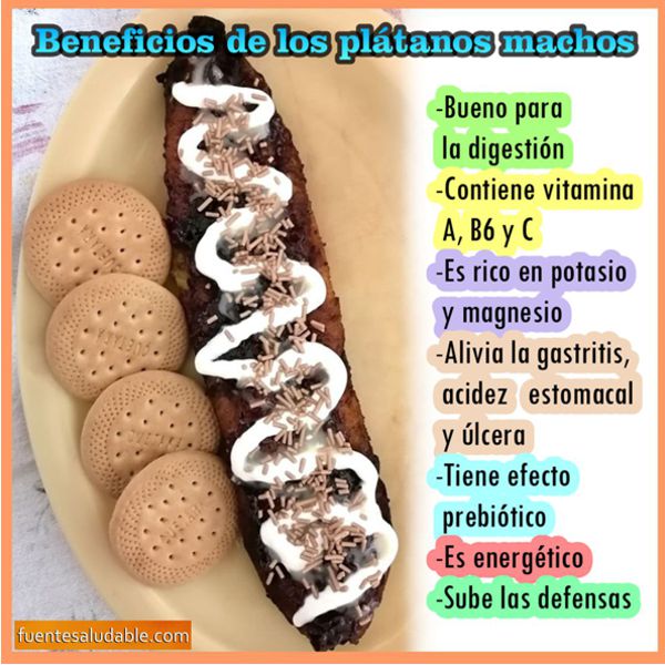 Importancia de comer pl�tanos machos
