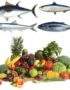 Pescado azul,  frutas y verduras para el buen funcionamiento del corazón