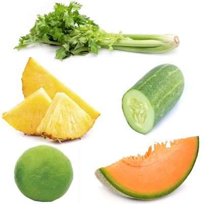 Beneficios del jugo de melón pepino limón apio y piña para mejorar la salud